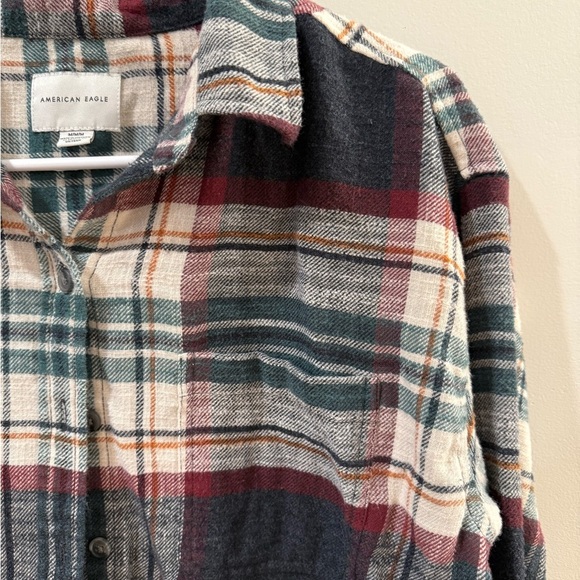 AE Cropped Flannel - Picture 3 of 7